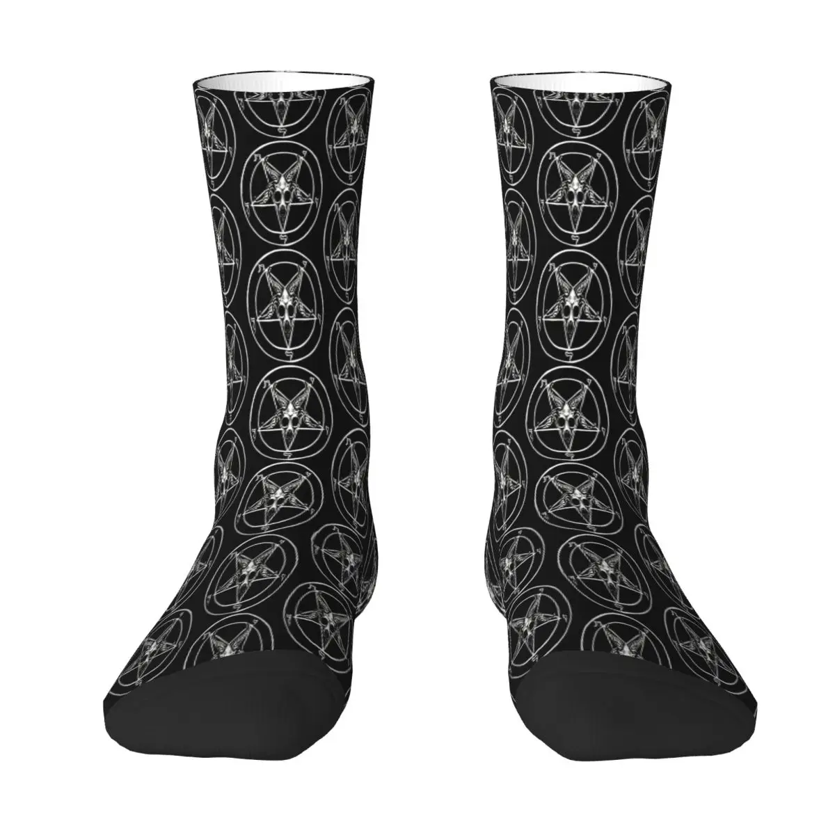 

Baphomet Pentagram Sock Socks Men Women Polyester Stockings Customizable Funny