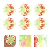 7 PCS Sucker Ball Sticky Balls That to The Ceiling PVC Suction Cup Creative Toy 2