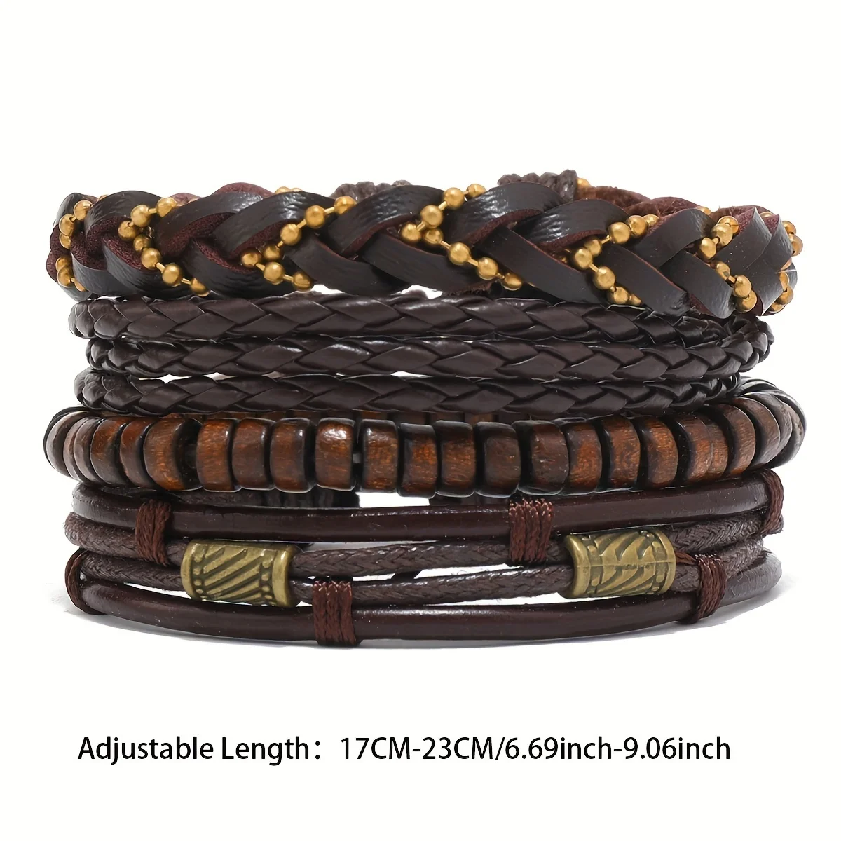 Bracelet Jewelry Multi-layer Buddha Bead Beaded Retro Style Men