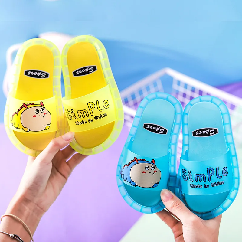 

Children‘s Boys Girls Slippers Cute Cartoon Slipper Lighted Fashion Slipper Soft Breathable Shoes Bathroom Toddler Slippers