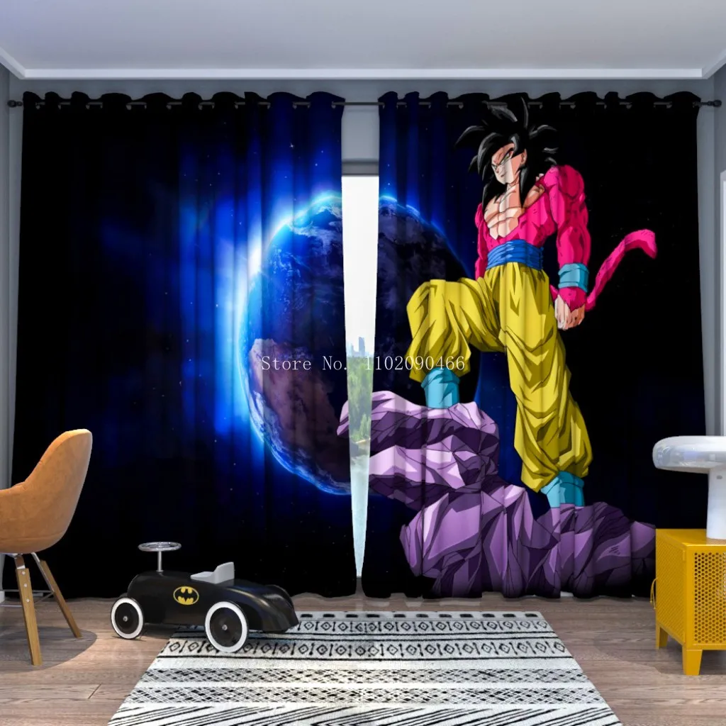 アニメドラゴンボールウィンドウシェードブラックアウトカーテン子供用