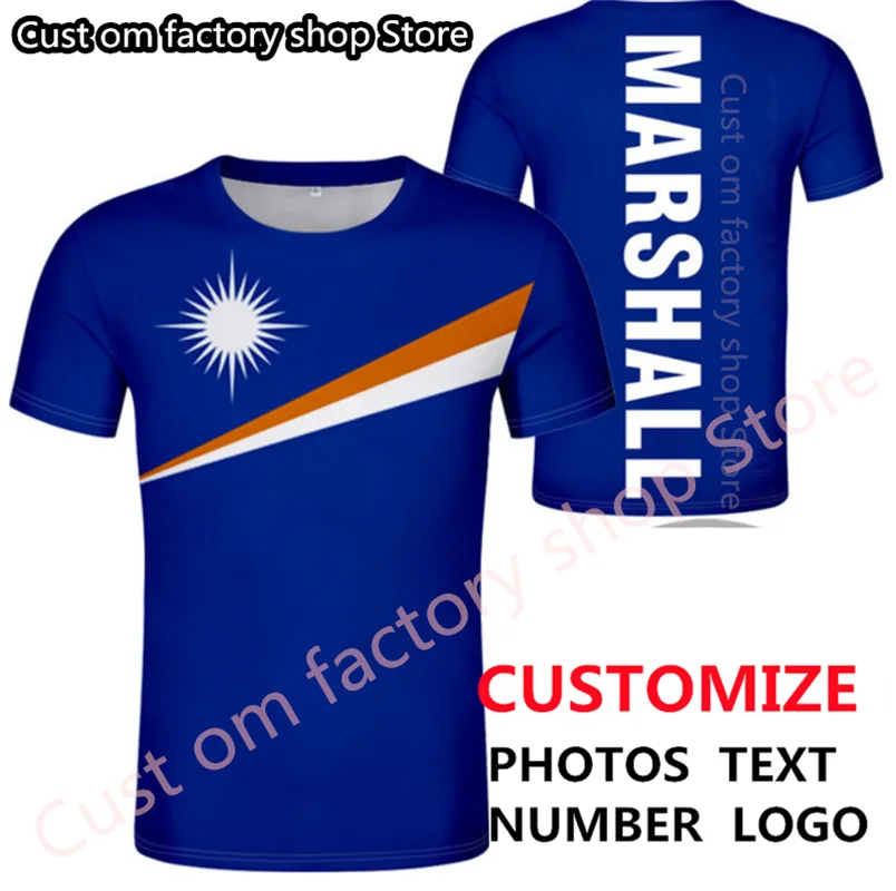 

MARSHALL ISLANDS t shirt diy free custom made name number mhl t-shirt nation flag country respirant mh print photo logo clothing