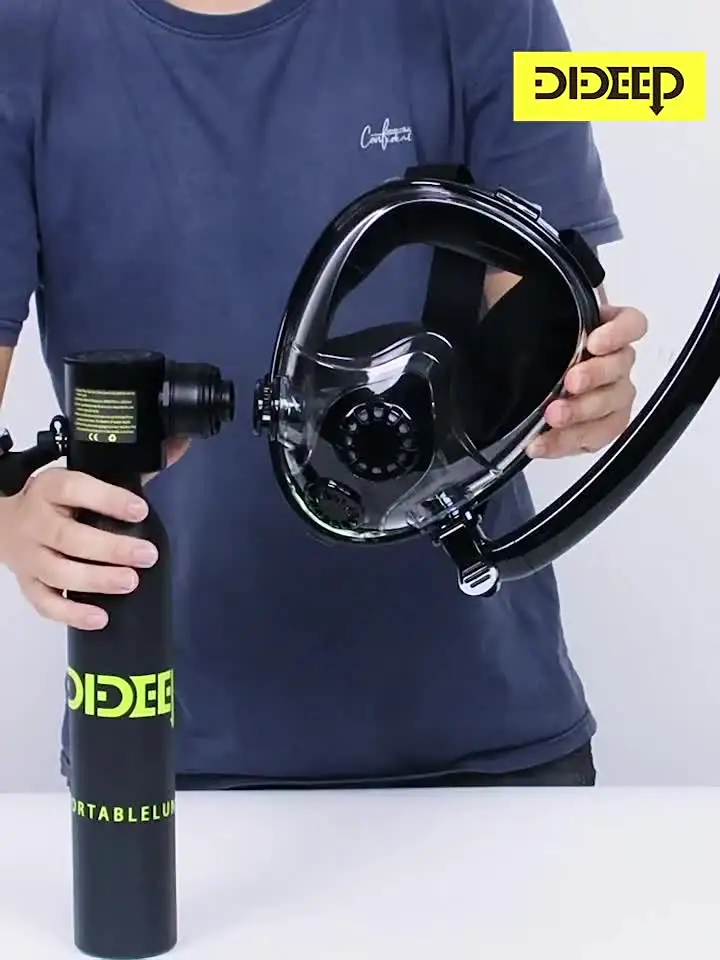 深海ダイビング用の小型ポータブル酸素マスク - AliExpress