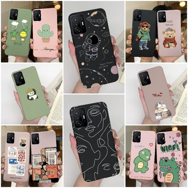 11toonxiaomi 11t Pro Silicone Case - Cute Cartoon Anti-scratch Cover