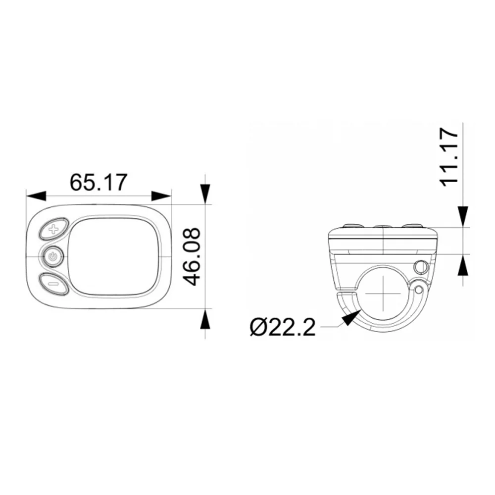 KD59E 전자 자전거 LED 디스플레이 스크린 미터 MTB 전기 스쿠터 자전거 액세서리 용 5핀 24V 36V 48V 속도 컨트롤러