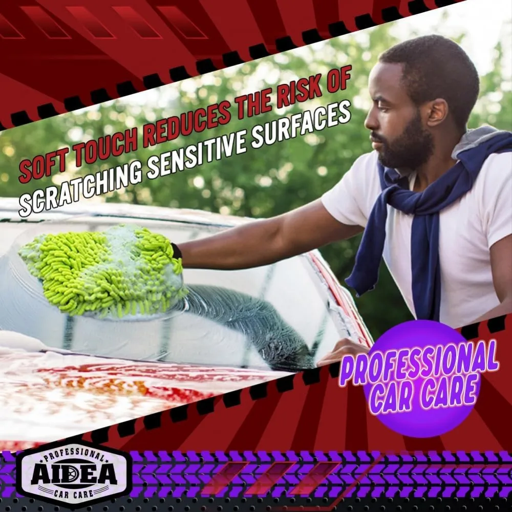 Microfiber Car Wash Gloves 4