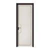 Popular Design Economical Wooden Door Design Apartment Home Interior Wood Composite WPC Door Waterproof WPC Room Wooden Door 2