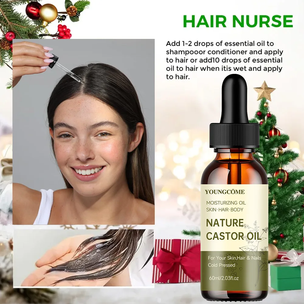 Premium Black Castor Oil for Enhanced Hair and Skin Nourishment