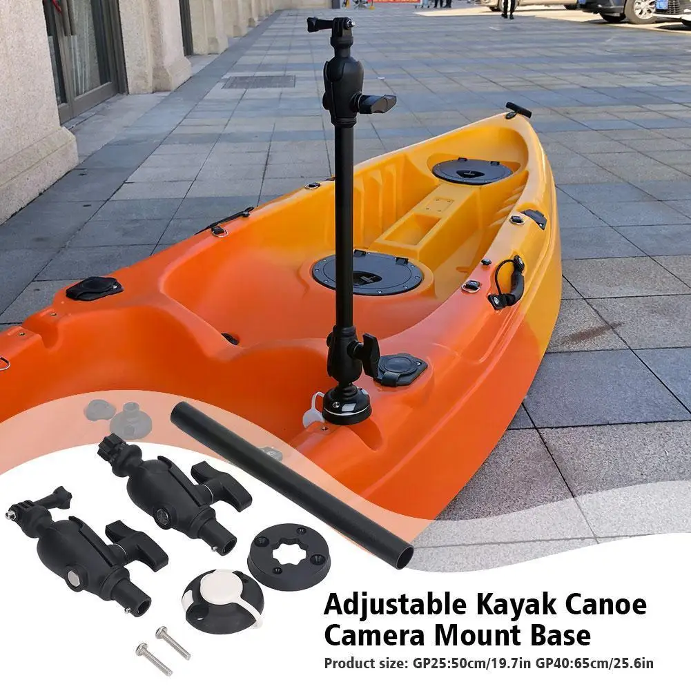 

Adjustable Kayak Canoe Camera Mount Base Safety Camera With Long Holders Boat Bracket Marine Accessories Camera Arm N6S6