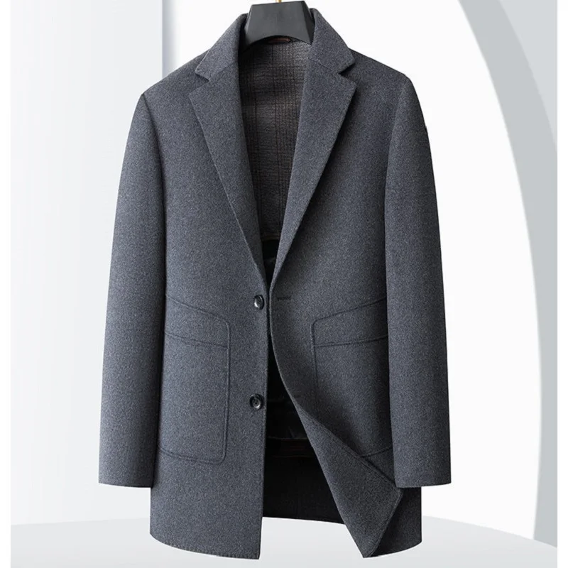 Description Picture 3 of itemBATMO 2023 new arrival autumn&Winter 85% white down liner casual trench coat men,thick jackets, Overcoat size M-4XL 262