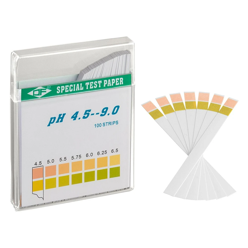 

100pcs/pack PH Value Test Strip 4.5-9.0 PH Alkaline Acid Indicator Paper Water Saliva Litmus Testing Kit Drinking Water Aquarium