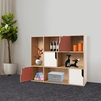 Современный шкаф для хранения, полка для хранения в гостиной и спальне, большой вместительный прочный шкаф из частиц — изображение 2