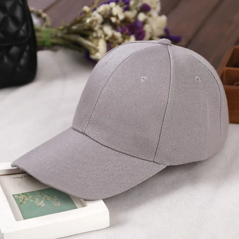 Fashion Retro Solid Color Men and Women Universal Baseball Cap Outdoor Sports Casual Girl Ponytail  Hat Sale 2