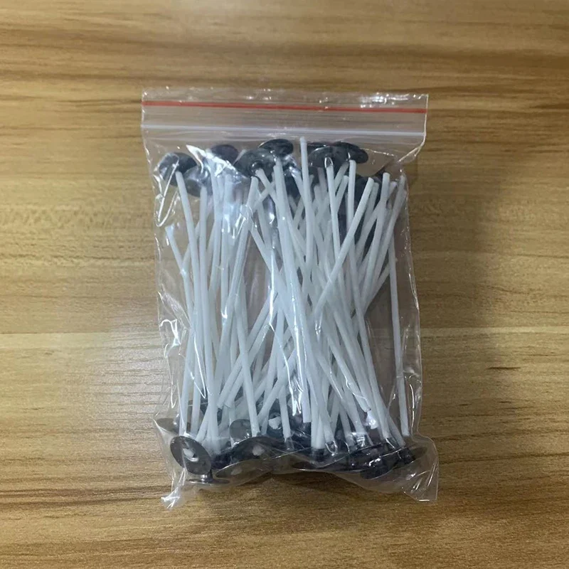 Wax Cotton Candle Wicks 50pcs 4.3-15cm For Candle Making Supplies Mecha Soybean Wax Candles