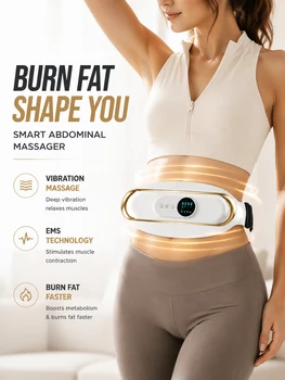 Slimming Machine for Women, Electric Abdominal Fat Burner, Anti-Cellulite Massage Belt, Body Shaping & Belly Fat Removal