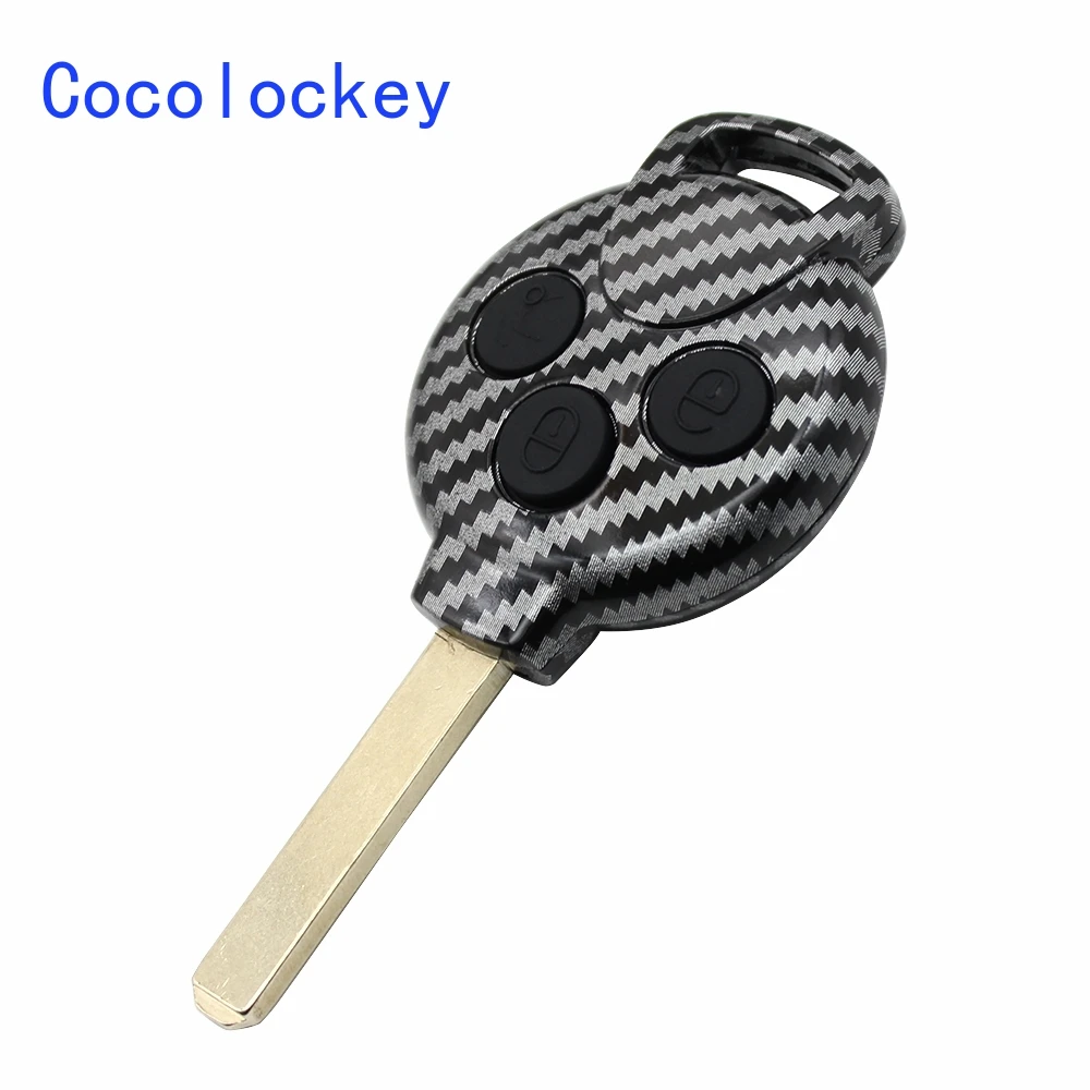 

Cocolockey 3 кнопки дистанционный смарт-ключ для Mercedes Benz Smart Fortwo 451 2007-2013 Аксессуары для ключей