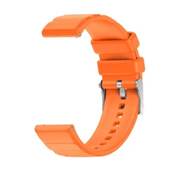 Silicone Strap TPU Protective Case & Wristband Replacement Accessories for Amazfit GTR 4 (Orange)