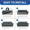 1/2/3/4 Seater Stretch Slipcover Sofa Elastic Cover Jacquard Slipcover Covers for Couch L Shape Sofa 2024 Living Room 6