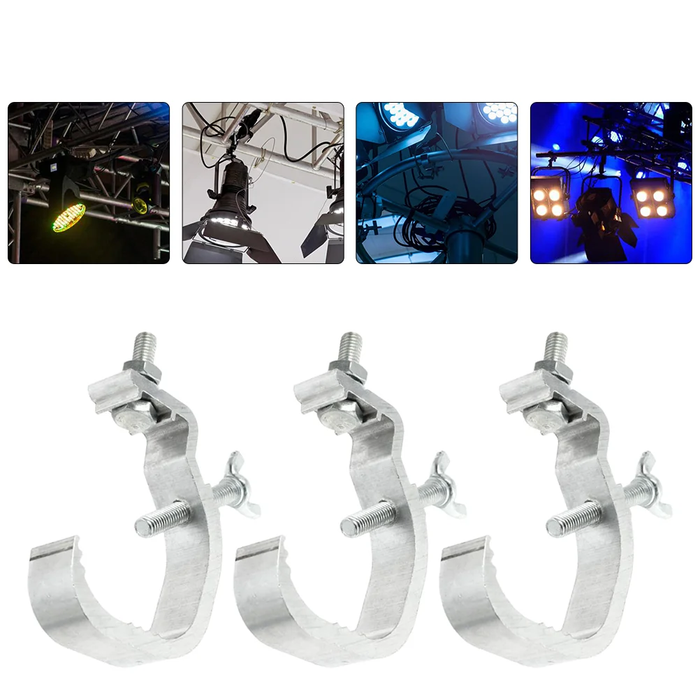 

Stage Light Clamp Hooks Aluminum Truss Clamp Lighting Mount Metal Clips Spotlight Clamps Truss Clamp For DJ Lights Hook