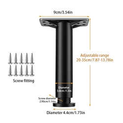 Telescopic Adjustable Support Beam with Reinforced Plastic Furniture Leg (20cm)