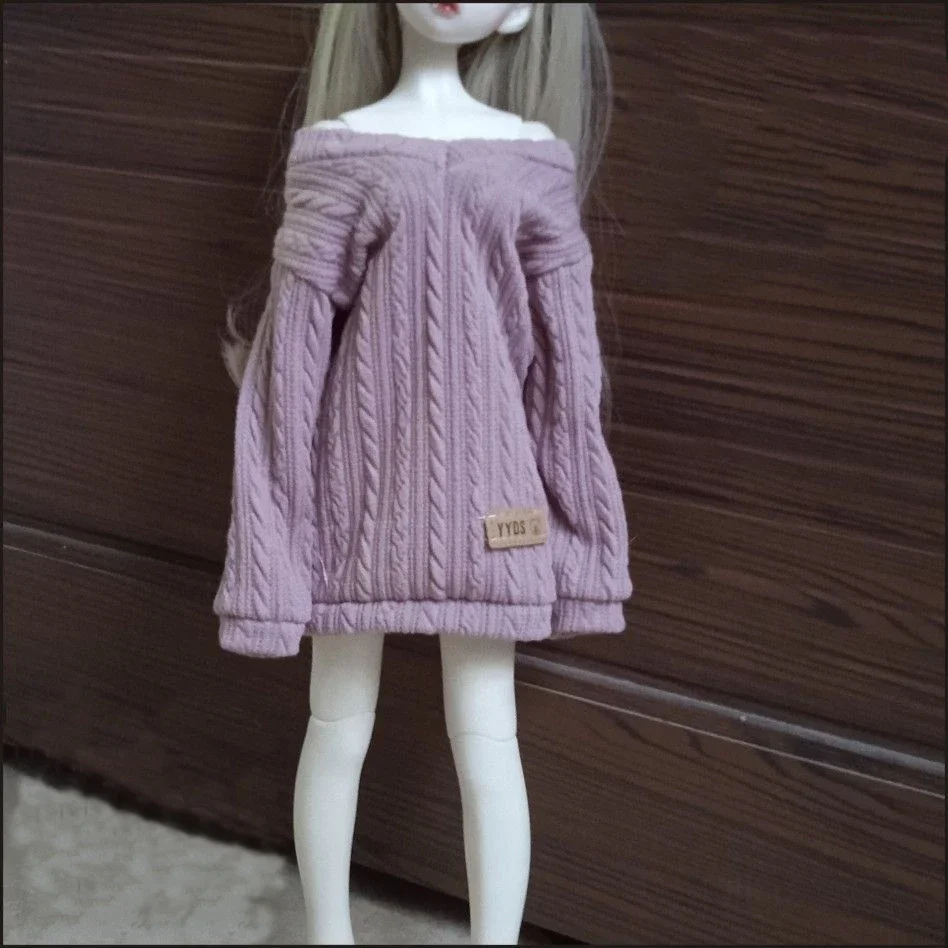 New 30/45/60cm Doll's Clothes for 1/3 1/4 1/6 Bjd Doll Loose Fitting Sweater Diy Girl Toys Dress Up Doll Accessories, No Doll 2