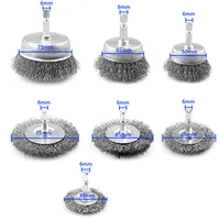 1pc Steel Wire Brush Disc Polishing Wheel Brush for Dremel Rotary Tool Accessories Metal Polishing Tool 1