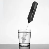 Electric Milk Frother 1PC Small Handheld Wireless Whisk Coffee Creamer Egg Milk Stirring Stick Home Office 2