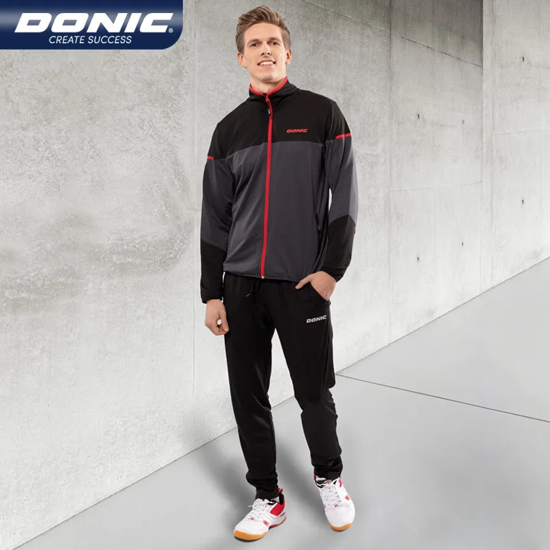 DONIC Table tennis clothes sportswear long sleeve ping pong t-shirts Sport Jerseys tops 88210 jacket coat