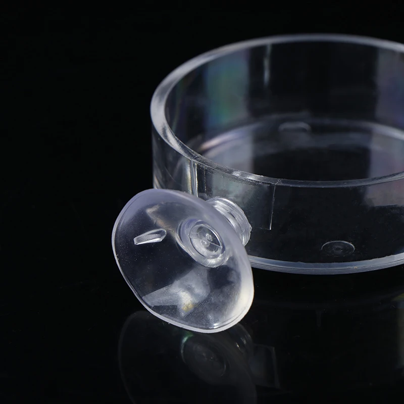 Aquarium Feeder Acryl Transparent Fisch Runde Quadratische Gerichte Garnelen Lebensmittel Box Fisch Und Garnelen Fütterung Zubehör – Detail 10