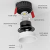 Embedded PIR Motion Sensor Spotlight COB Radar Infrared Downlight For Entrance Corridor Aisle Living Room Opening 75mm AC85-265V 6