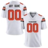 Custom Brown American Football Jersey Personalized Printed Team Name Number Adult Kids Quick-Drying Training Football Shirt 3