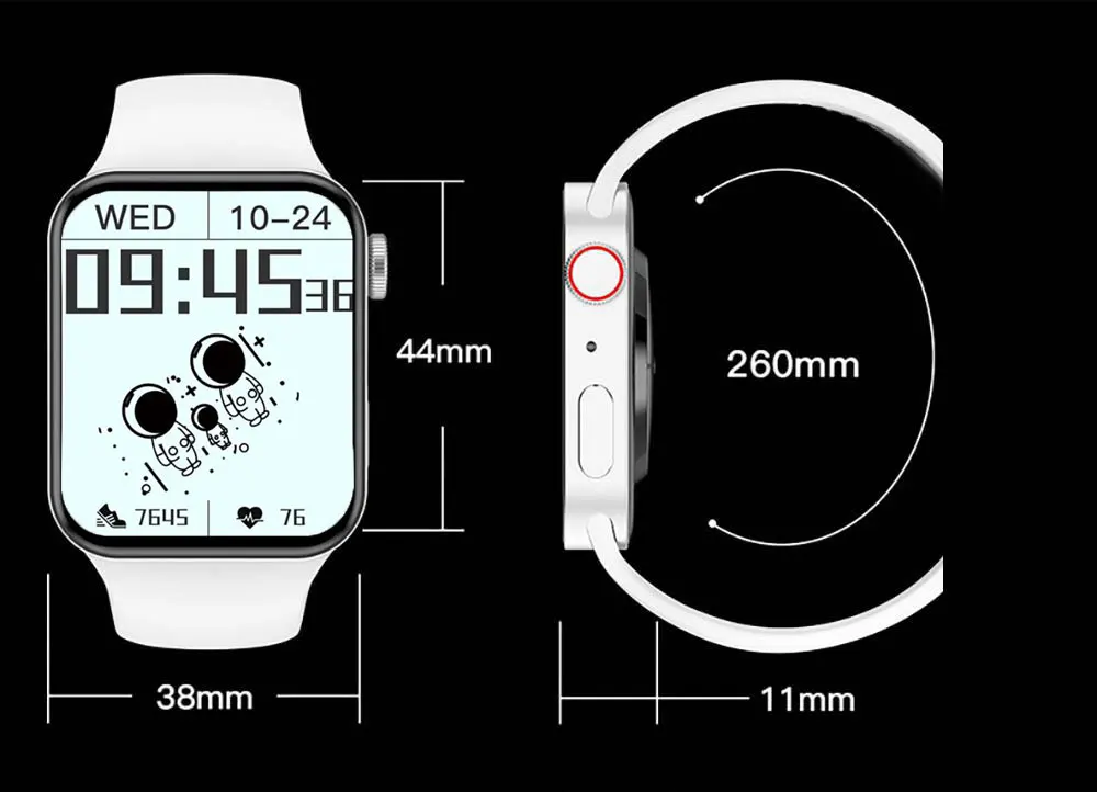 2022 Smart Watch Series 7 IWO Smartwatch Men Women 44mm BT Call Sports Fitness Tracker Clock For Apple Xiaomi Huawei PK X8 Max