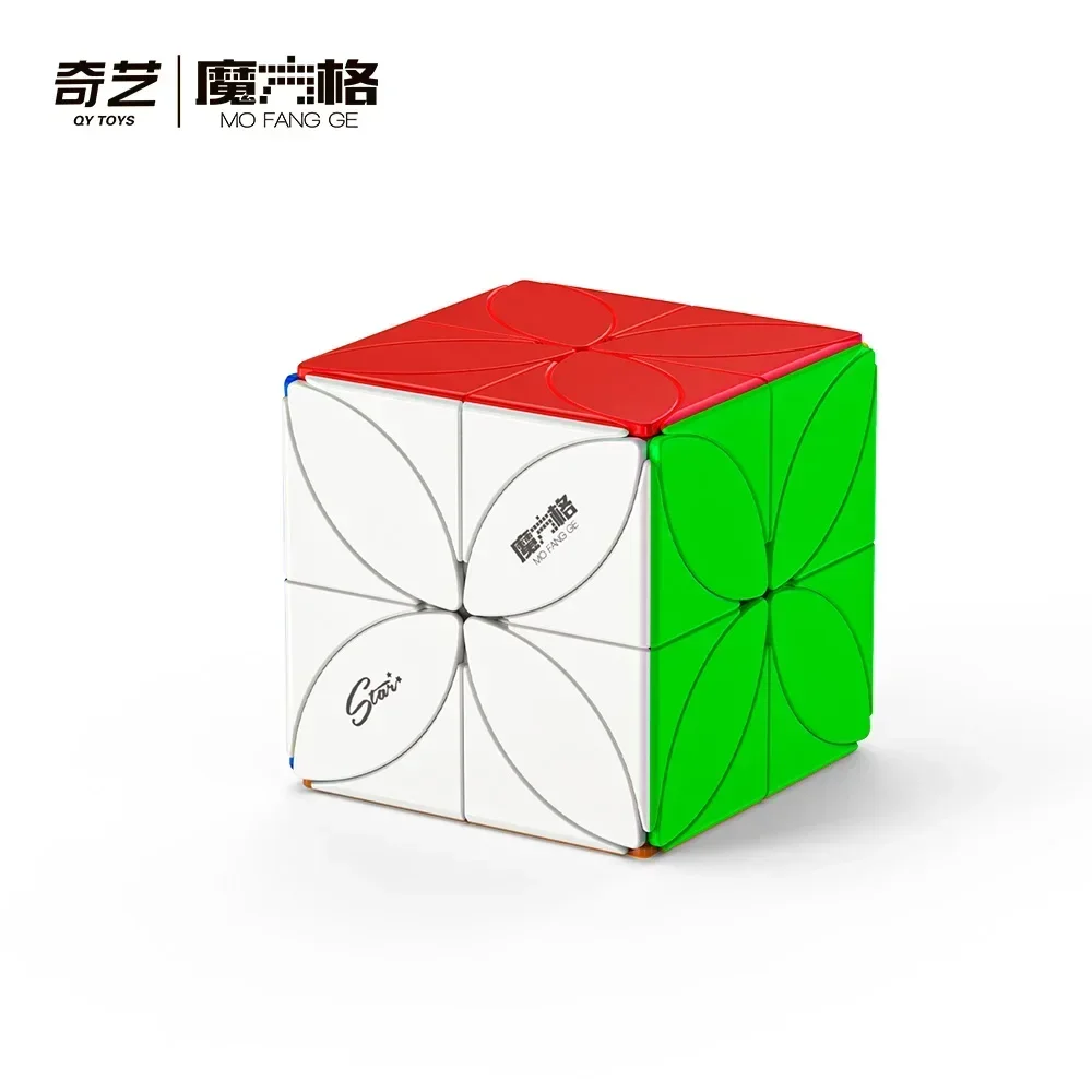 [Picube] QiYi Clover Four Leaf Speed Magico Cubo Professional Magic Cube Puzzle Educational Toys for Kids Fidget Toy Puzzles 2