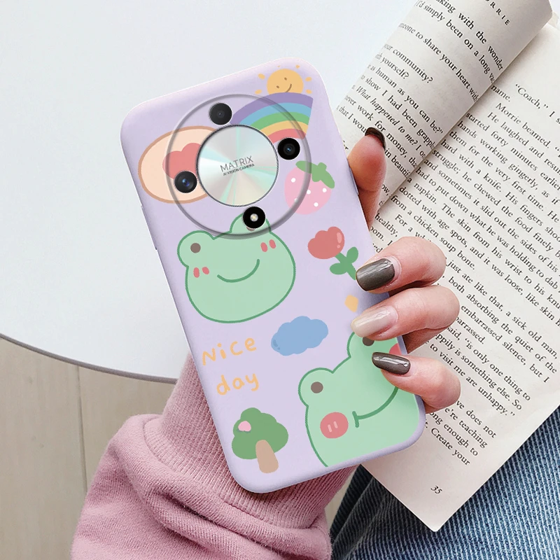 Cute Cat Silicone Soft Back Case with Lovely Cartoon Design