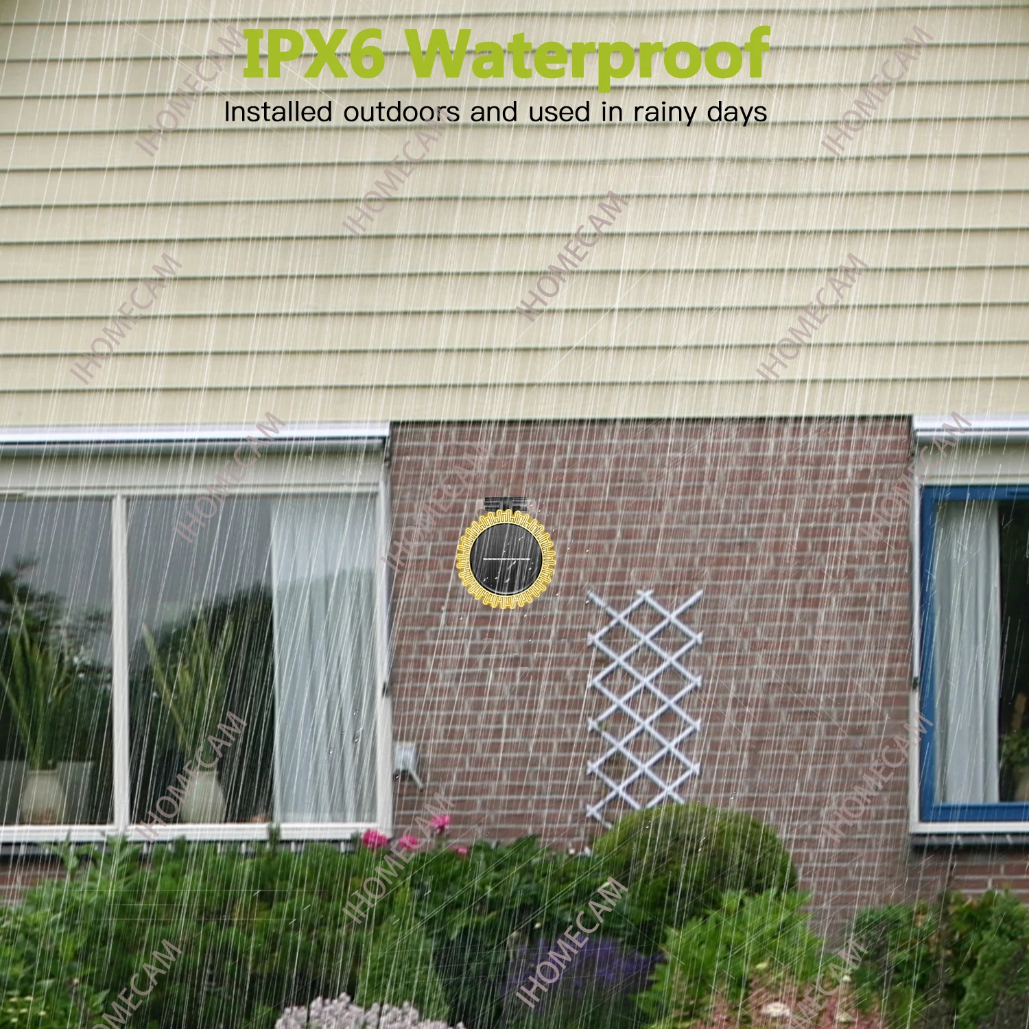 Rain Sensor Tuya Smart Zigbee Sunlight Solar Charging Real-time Rainwater Detector Smart Life App Controlled House Outdoor