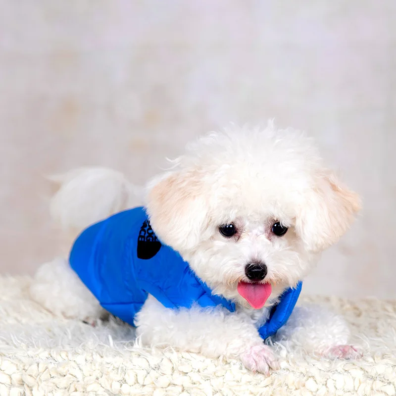 Double sided dog jacket, warm winter clothing for small and medium-sized dogs, Chihuahua vest, soft clothing for puppies