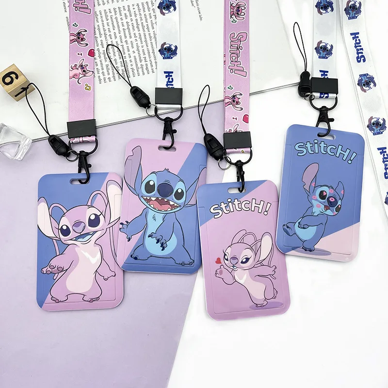 Card Holder Stitch Lanyard 22 Colors Credit Card ID Cover for Student Unisex Bank Bus Business Entrance Badge
