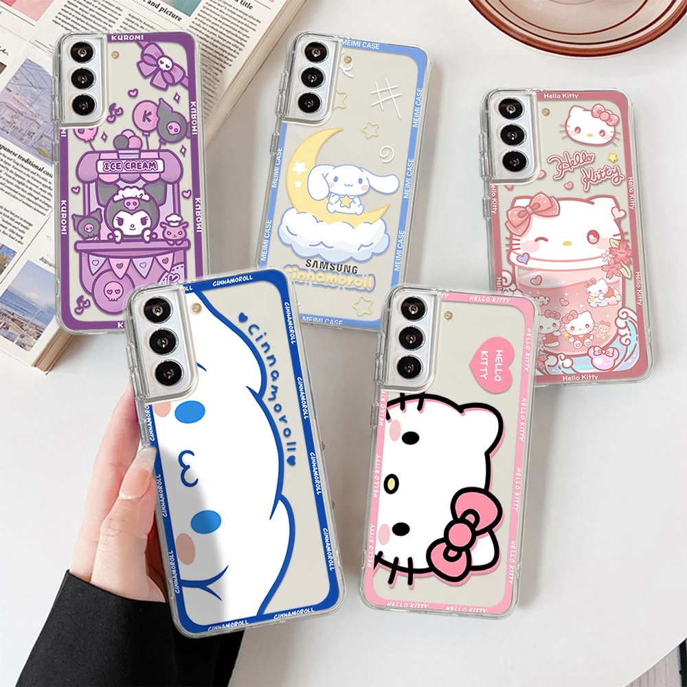 Sanrio Case Samsung Hello Kitty Phone Case Samsung Galaxy S22 S21 S20 Ultra Plus Aliexpress