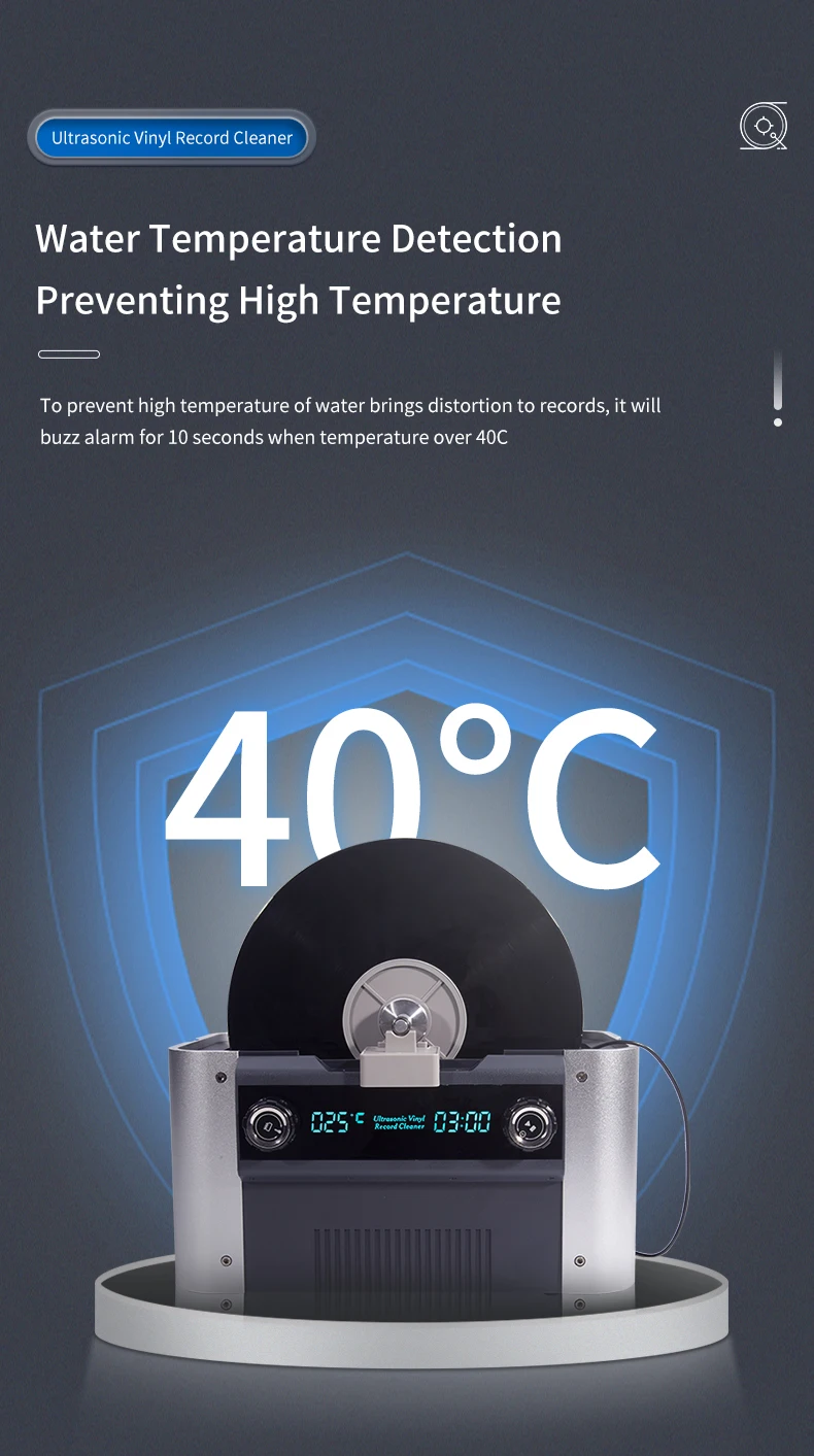 CS6.1 pro Vinyl Record Cleaner for Professional Business 7' 10' 12' LP Vinyl Rec
