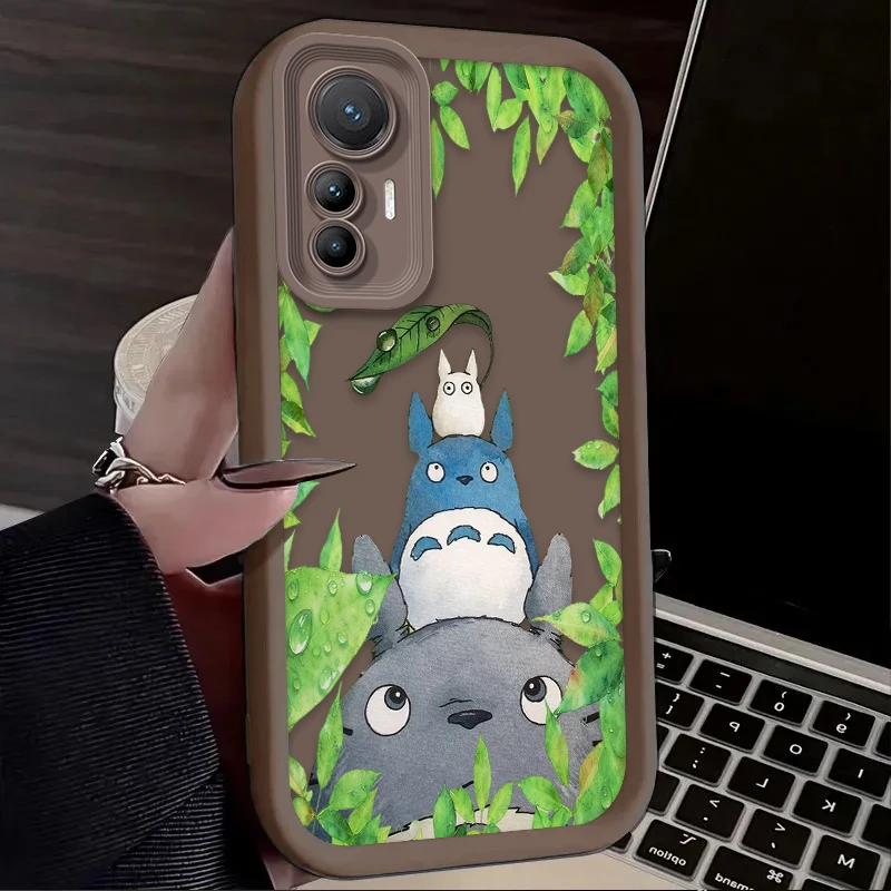 Whimsical Totoro Nature-Inspired Soft Phone Case