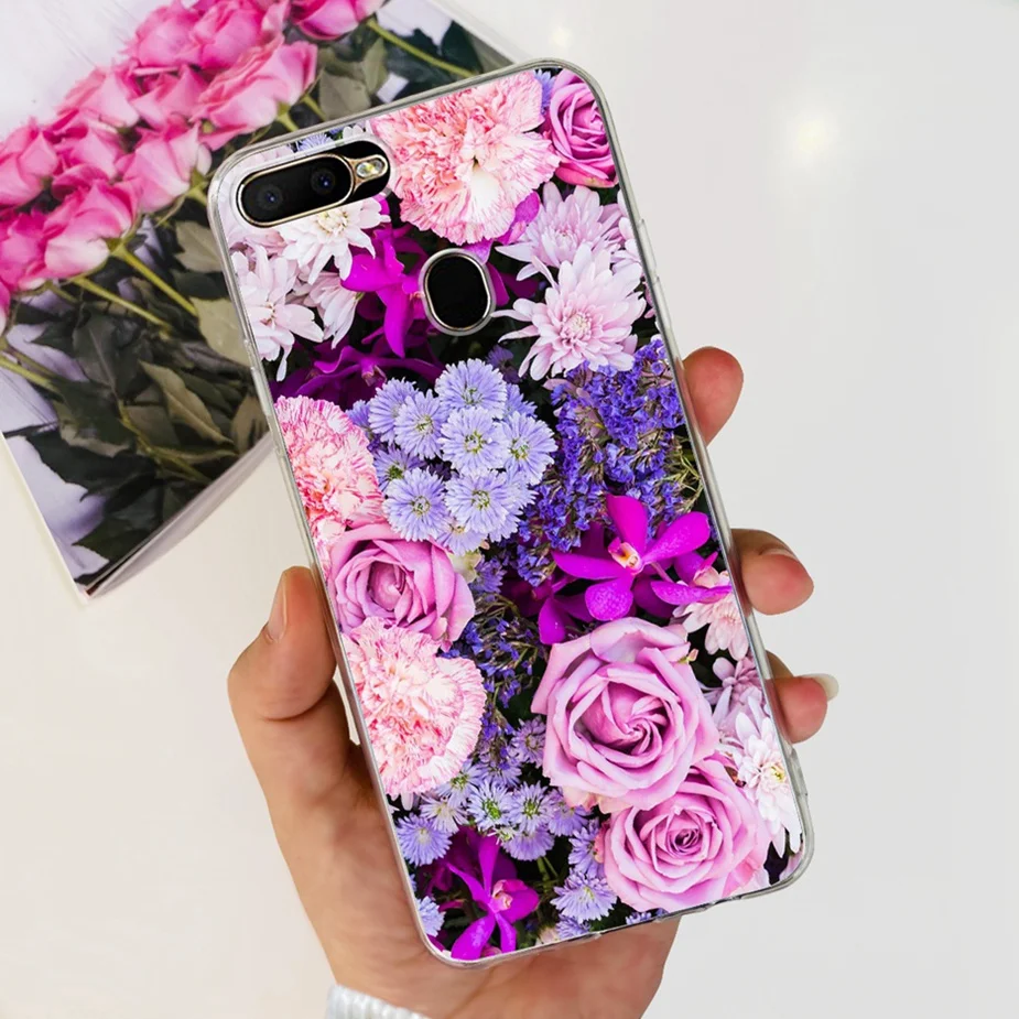 Luxury Painted Soft Silicone Phone Case - Elegant Back Cover Bags