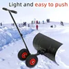 Wheeled Hand Push Snow Removal Shovel Large Snow Removal Tool Vehicle Snow Removal Artifact Snow Removal Machine With Wheels 5