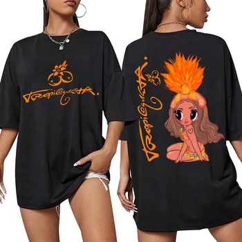 Karol G Tropicoqueta 2025 Album Graphic T-shirt Men Women's Aesthetic High Quality T Shirts Cute Oversized Casual Cotton T Shirt 1