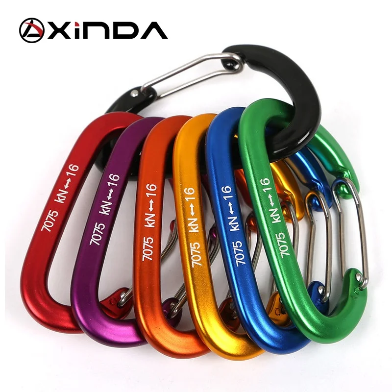 

XINDA 16kN aircraft grade climbing carabiner for hammock hanging climbing