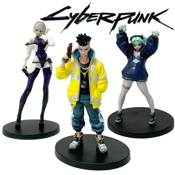 Gioco Anime Cyberpunk: Edgerunners 17-22 cm Lucy Rebecca David Martinez luna Action Figure Giocattoli Ciondolo Regalo di compleanno di Natale 1