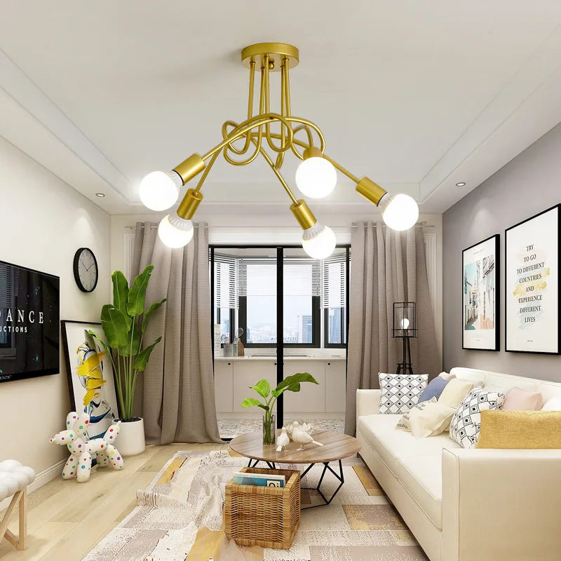 Art Lighting Fixtures Modern Spider Lamp for Home Decoration Bedroom Dining Room Living Room Lighting