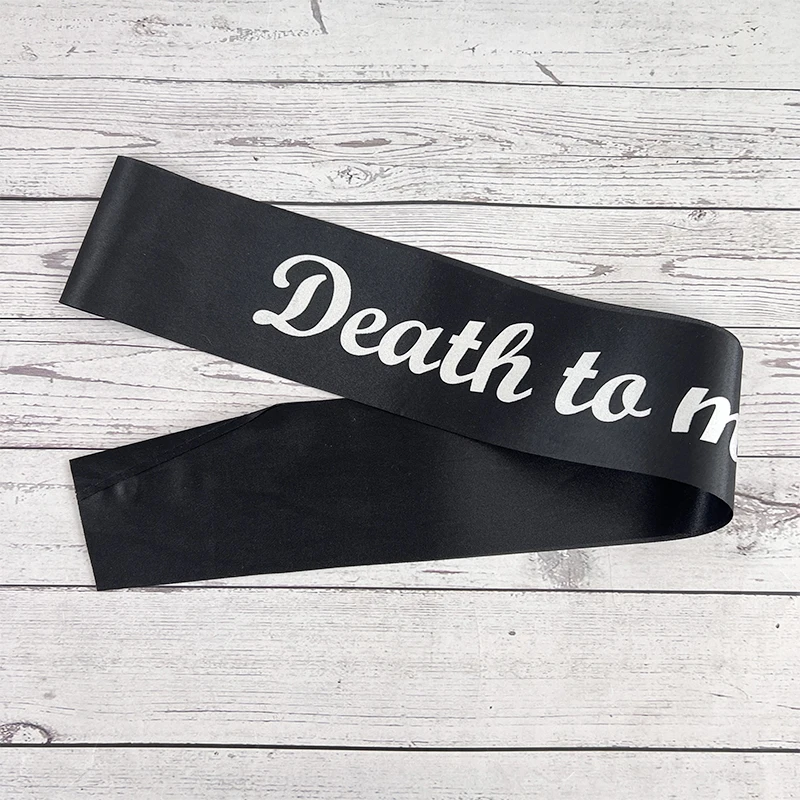 Death To My 20s Geburtstagsdekorationen Rip To My Youth Photo Booth Requisiten Death To My Twenties Schärpe Partyzubehör zum 30. Geburtstag – Detail 13