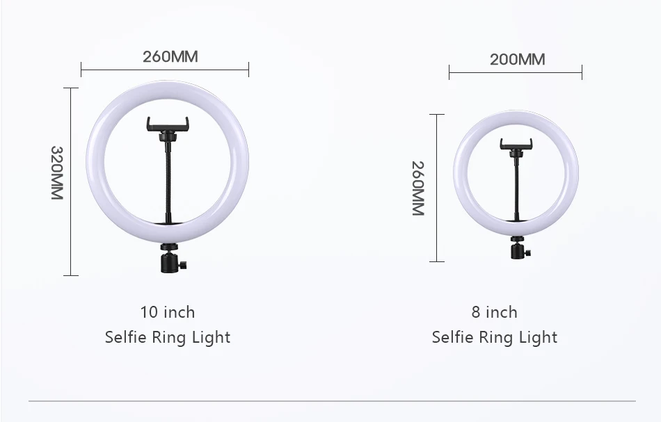 aro de lâmpada, suporte para tripé, Ringlight
