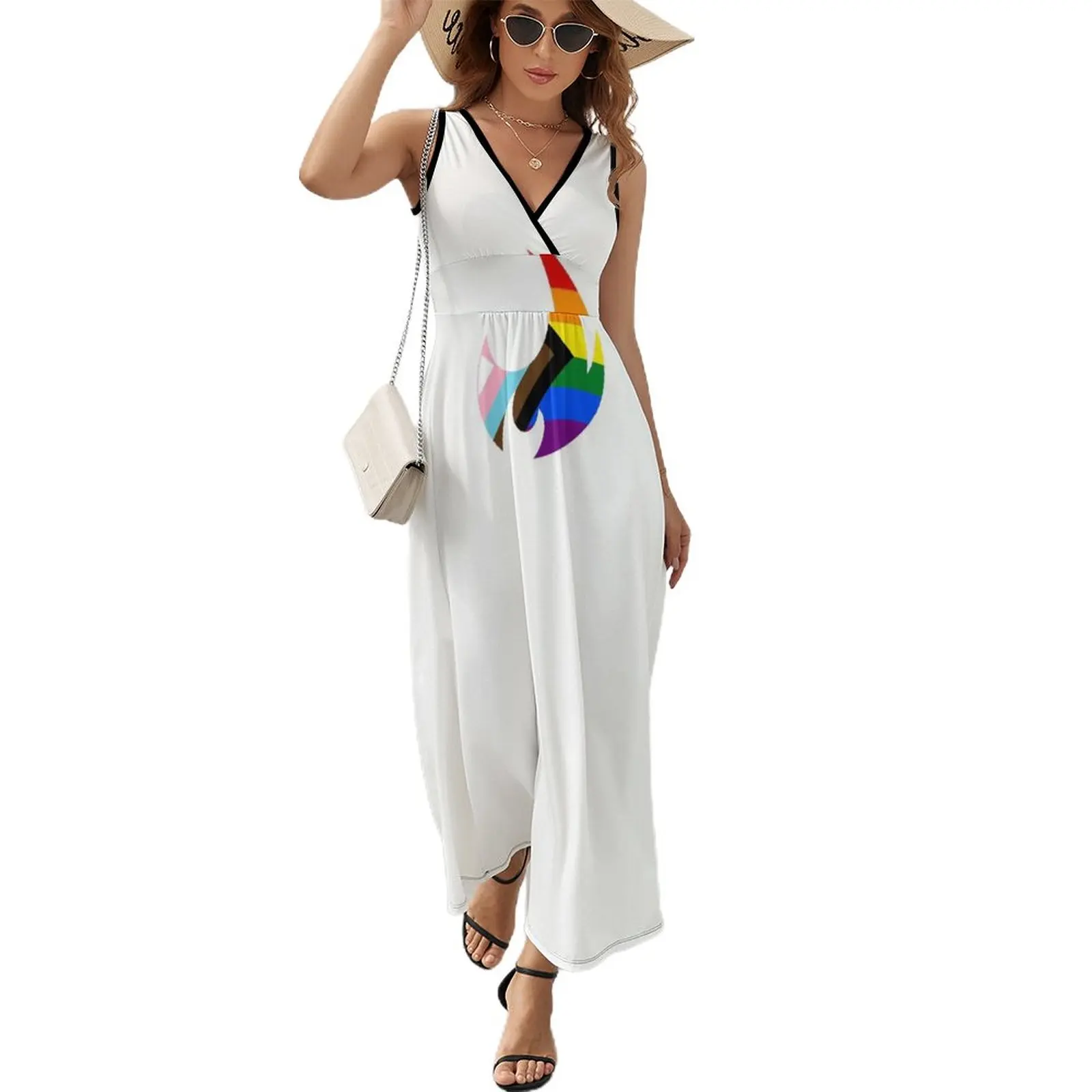 

CSPC Pride logomark, background friendly Sleeveless Dress luxury evening dresses for women 2024 elegant women's sets