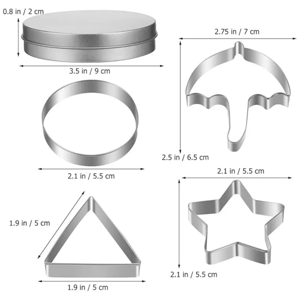 4pcs/set Squid Sugar Cookie Cutter Multifunction Interesting Korean Cookies Game Tools Perfect Gift Party Candy Game Molds cookie cutter cookie mould cookie printing mold baking mold cookie maker press kit
